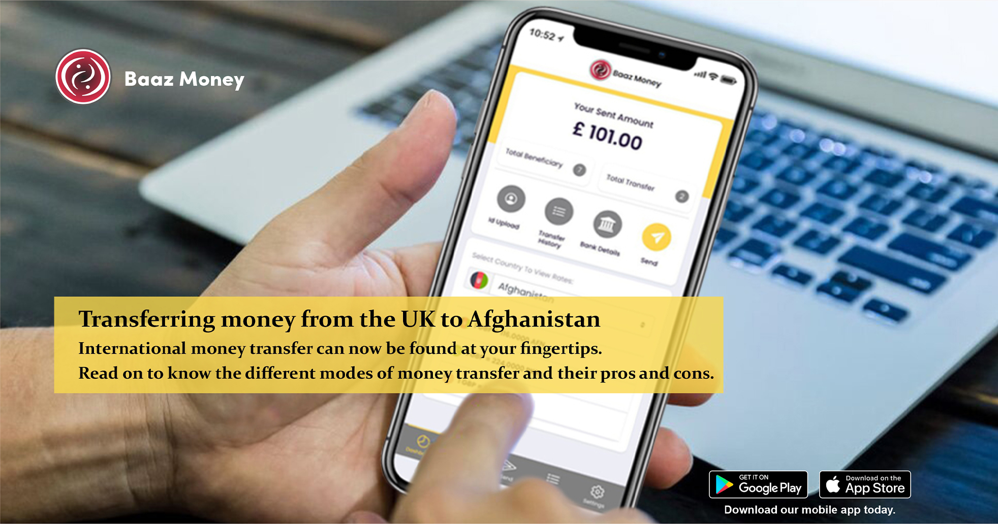 Modes of international money transfer